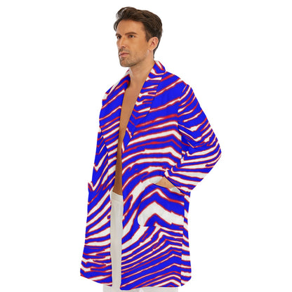 Buffalo Bills Zubaz Men's Borg Fleece Robe