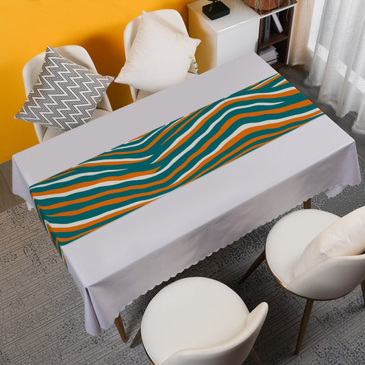 Miami Football Game Day Table Runner | Rectangle 270(gsm)