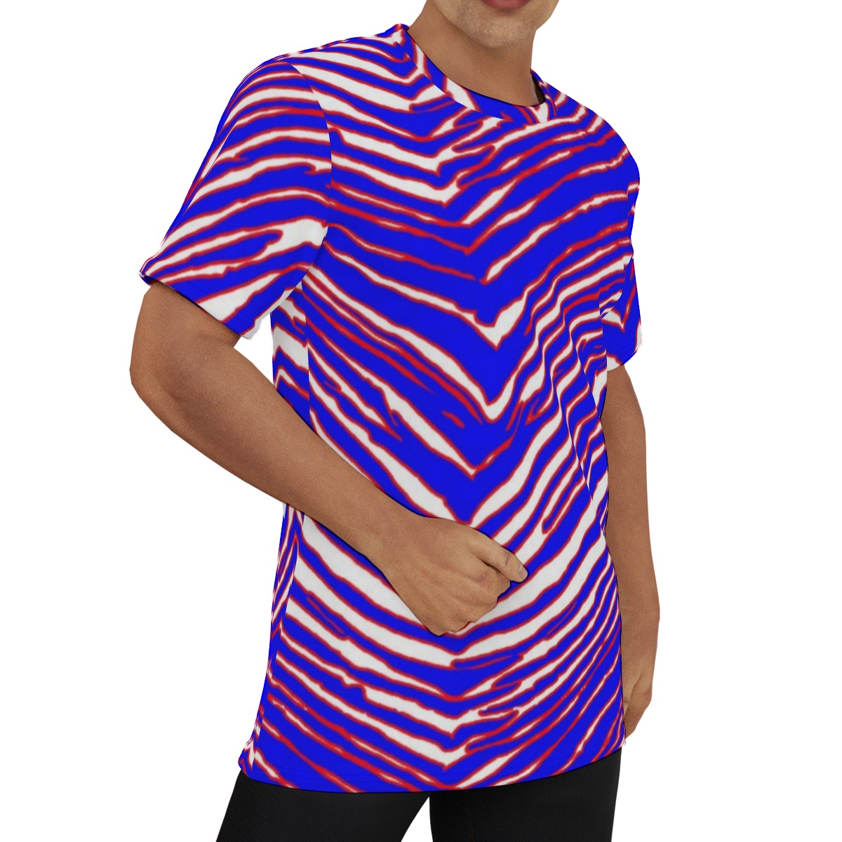 Eco-friendly Buffalo Bills Zubaz Men's Short Sleeve T-shirt