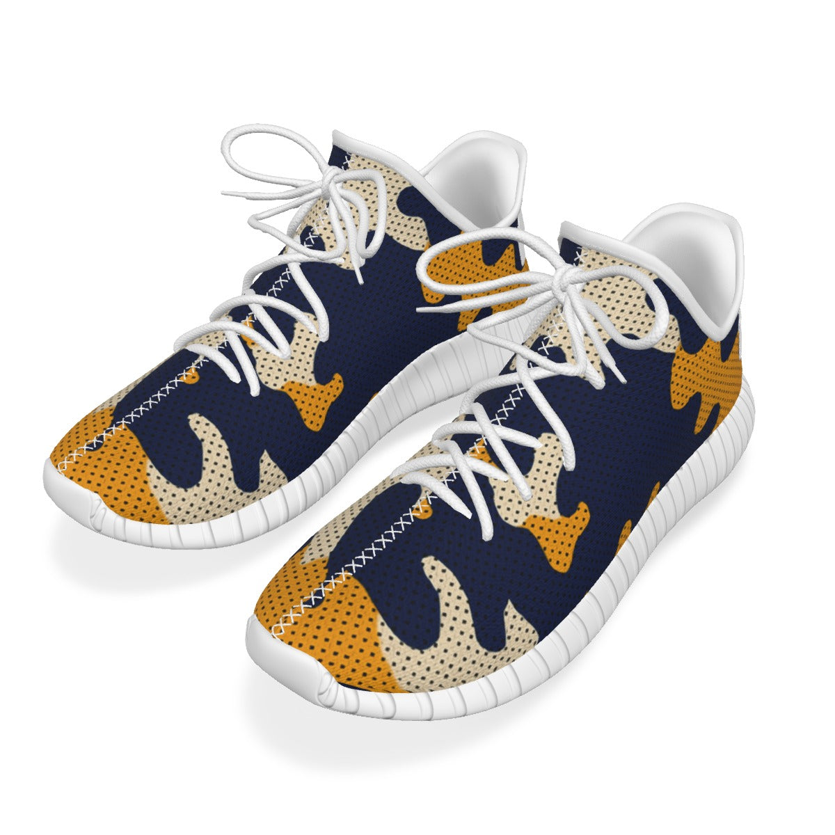 Urban Legend California UC Berkeley Golden Bears Navy Gold White Camo Coconut Sneakers
