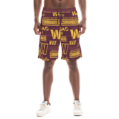 Washington Commanders Men'S Shorts With pocket