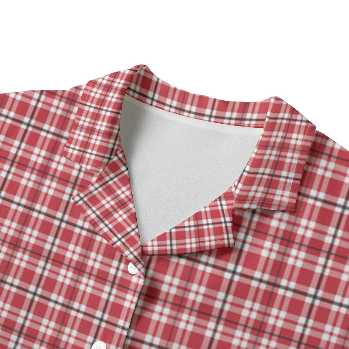 Georgia - Bulldogs Tartan Plaid  Women's Hawaii Shirt | Rayon