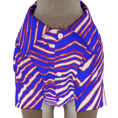 Buffalo Bills Zubaz Pet‘s Hawaiian Shirt