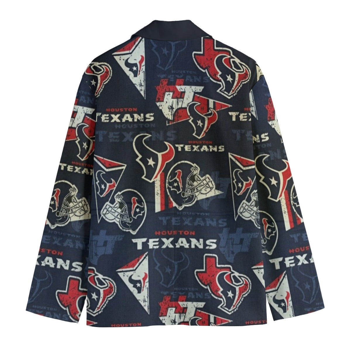 Houston Texans Suit Flat Lapel Collar Blazer