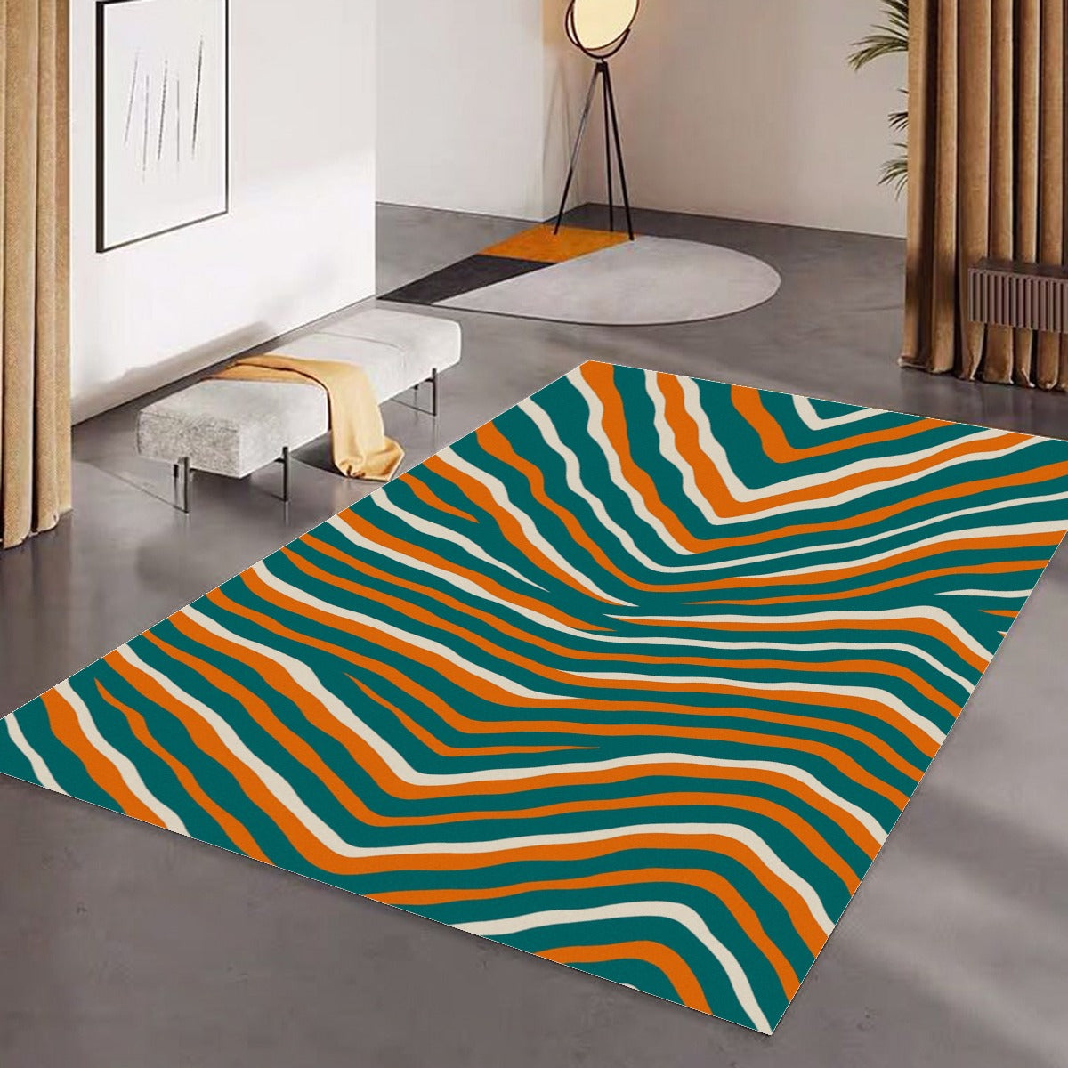 Miami Football Game Day Foldable Rectangular Floor Mat