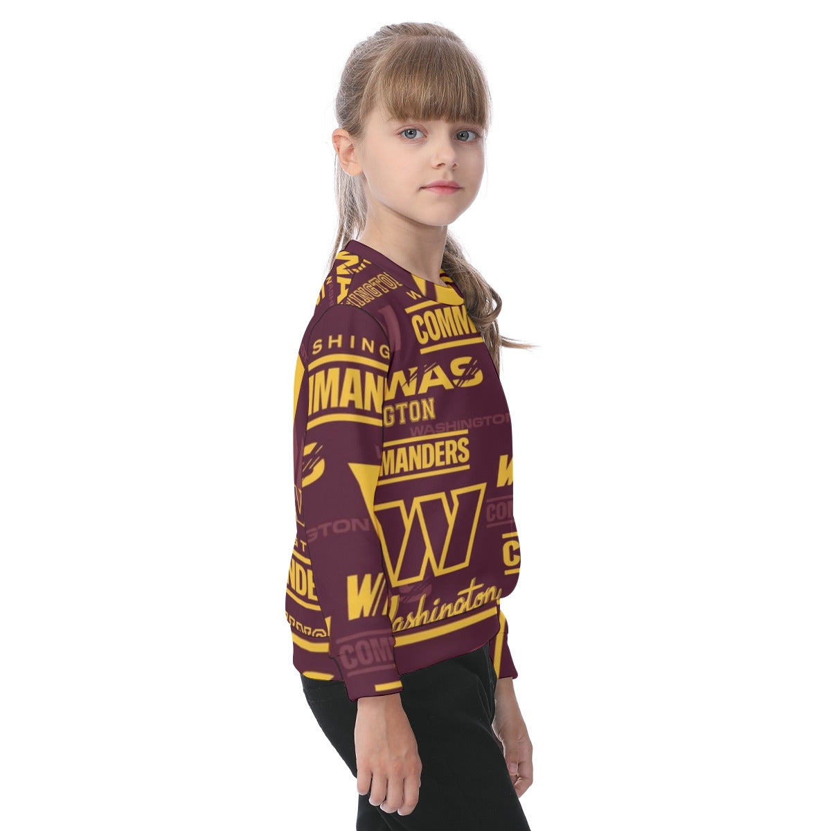 Washington Commanders Kid's Heavy Fleece Sweatshirt