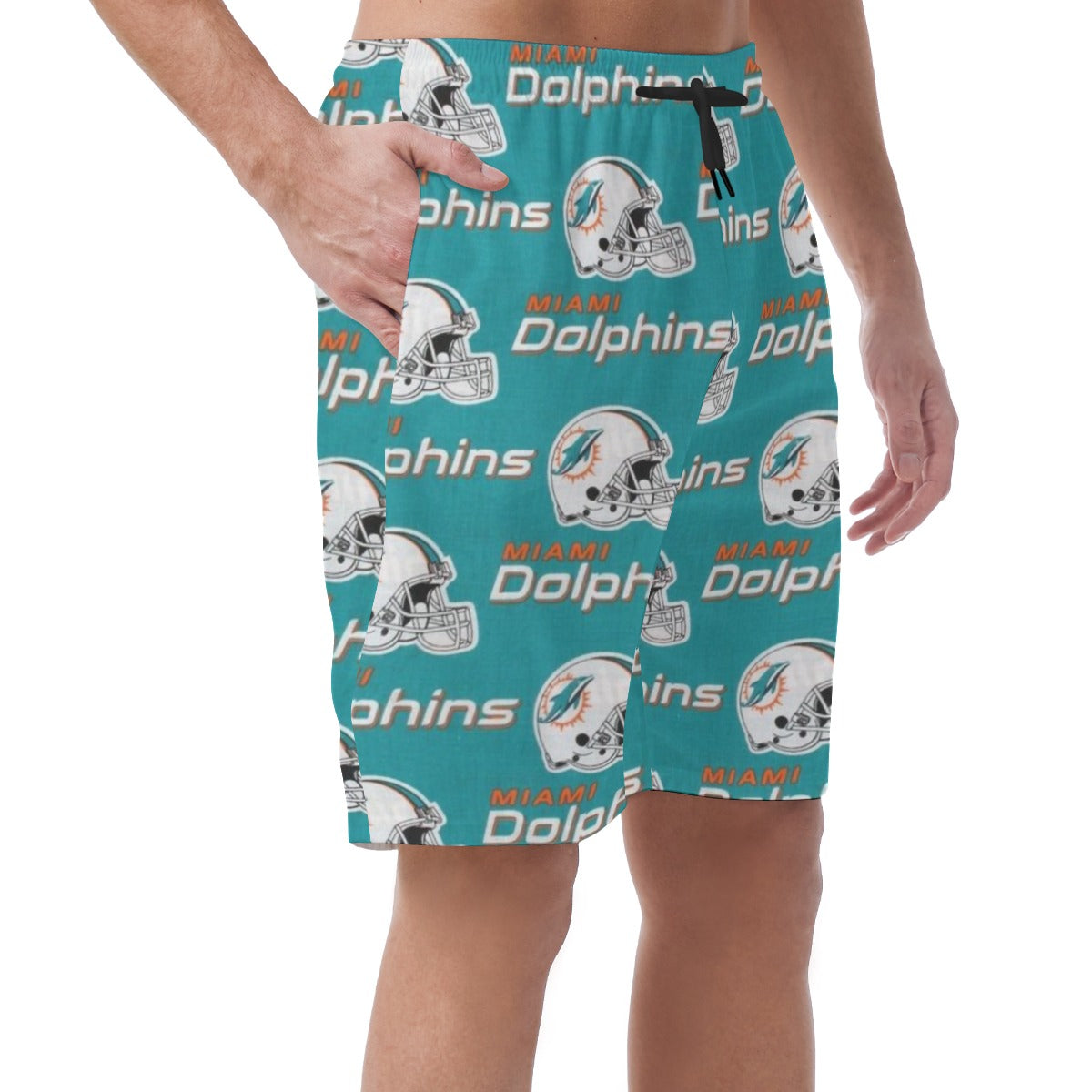Miami Football Game Day All-Over Print Men's Casual Shorts