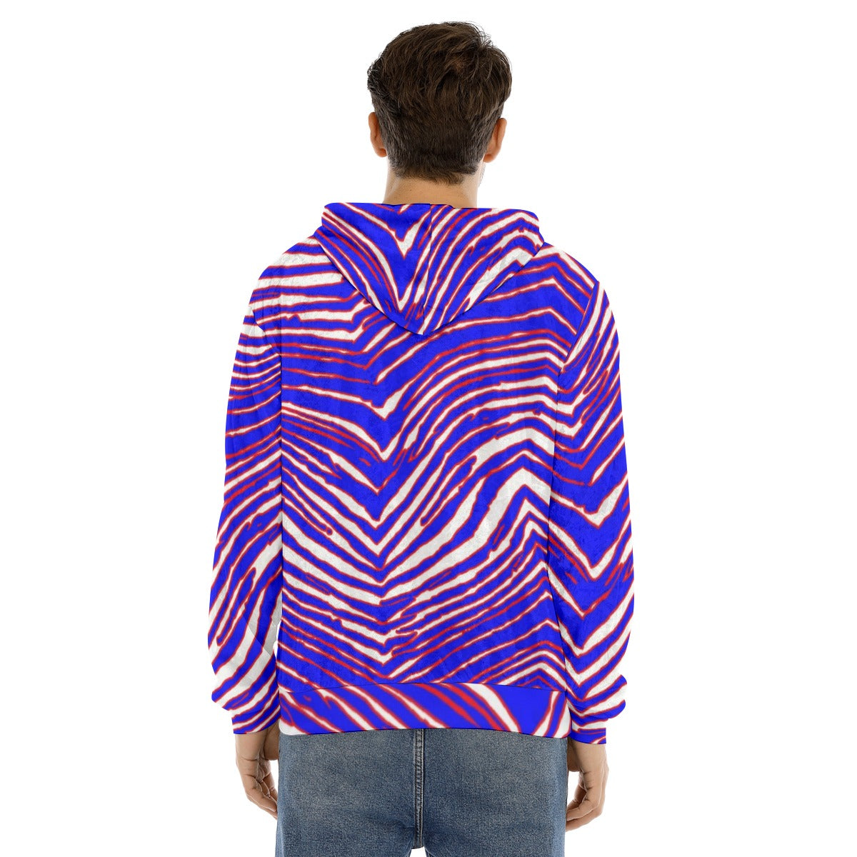 Buffalo Bills Zubaz Men's Pullover Hoodie | Velvet