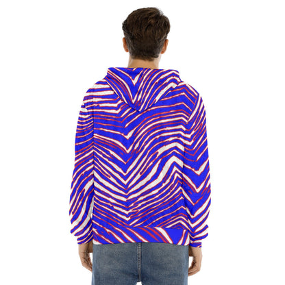Buffalo Bills Zubaz Men's Pullover Hoodie | Velvet