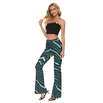 Philadelphia Football Game Day All-Over Print Women's Skinny Flare Pants
