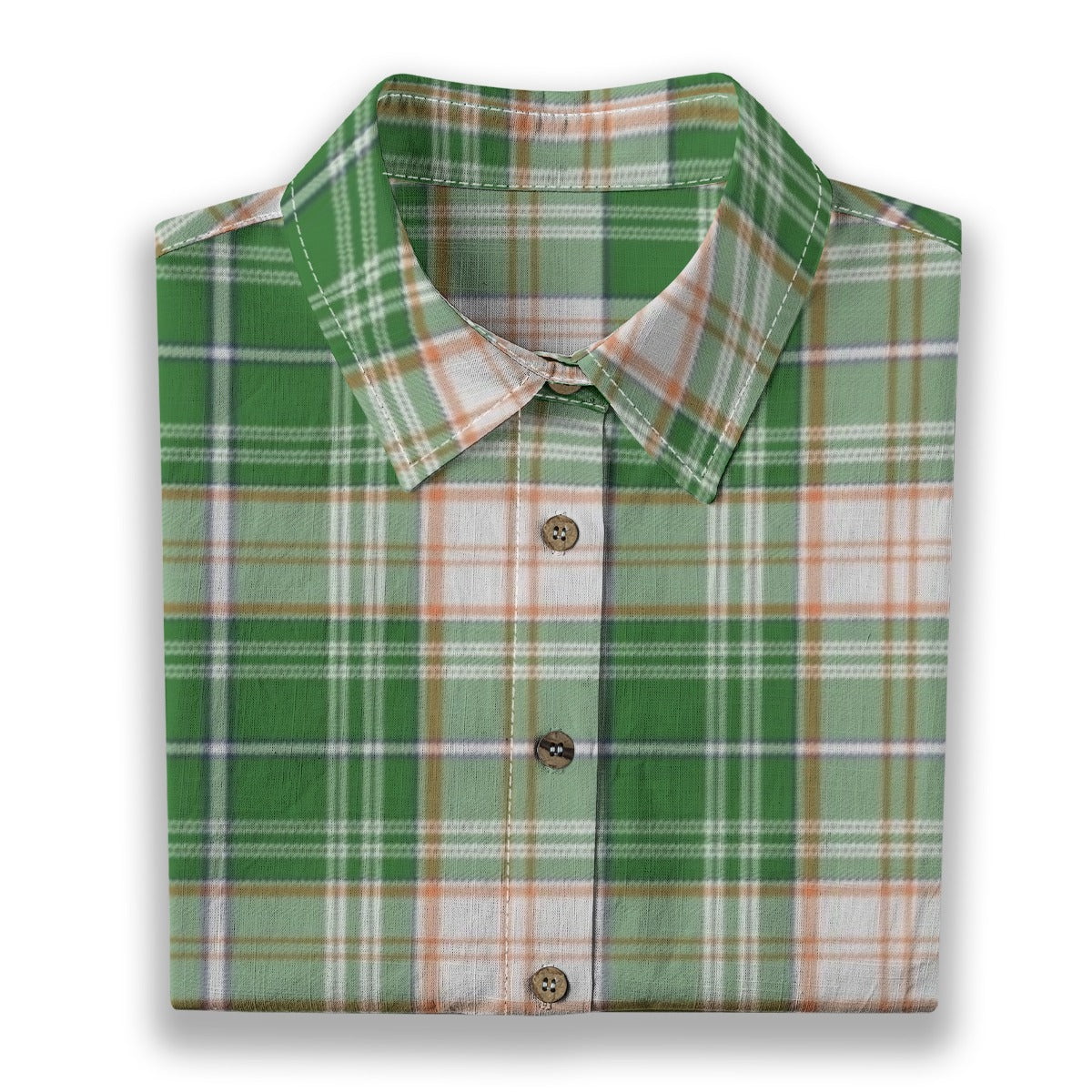 Miami Tartan Plaid Hurricanes  Women's Shirt | 125GSM Cotton