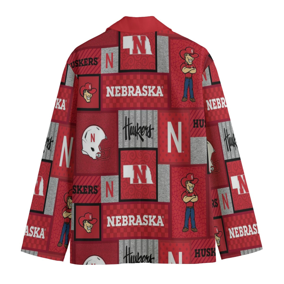 Nebraska Lincoln - Cornhuskers Lapel Collar Blazer