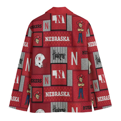 Nebraska Lincoln - Cornhuskers Lapel Collar Blazer