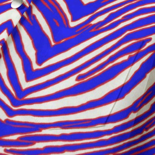 Buffalo Bills Zubaz Women's Cropped Jacket | 245GSM Cotton