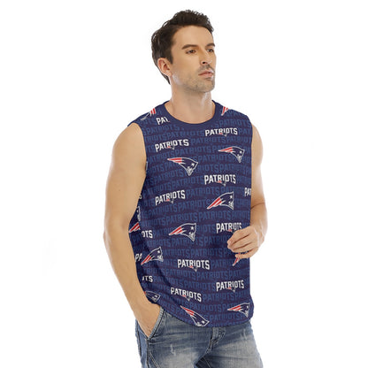 New England Football Game Day All-Over Print Men's O-neck Tank Top