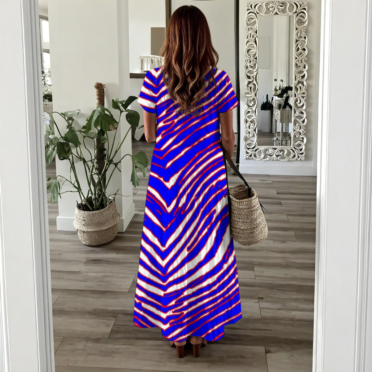 Buffalo Bills Zubaz Women's Long Dress