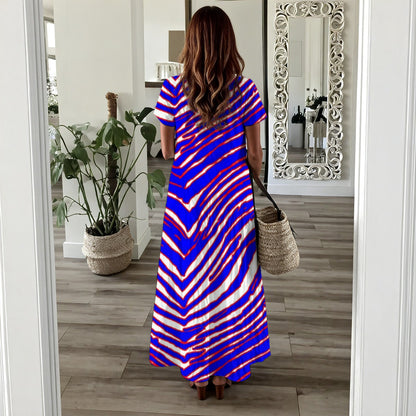 Buffalo Bills Zubaz Women's Long Dress