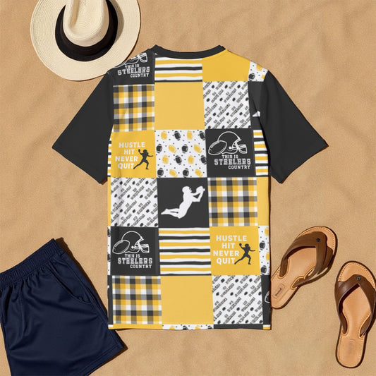All-Over Print Men's O-Neck T-Shirt | 190GSM Cotton