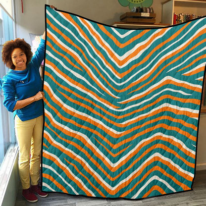 Miami Football Game Day Household Lightweight & Breathable Quilt