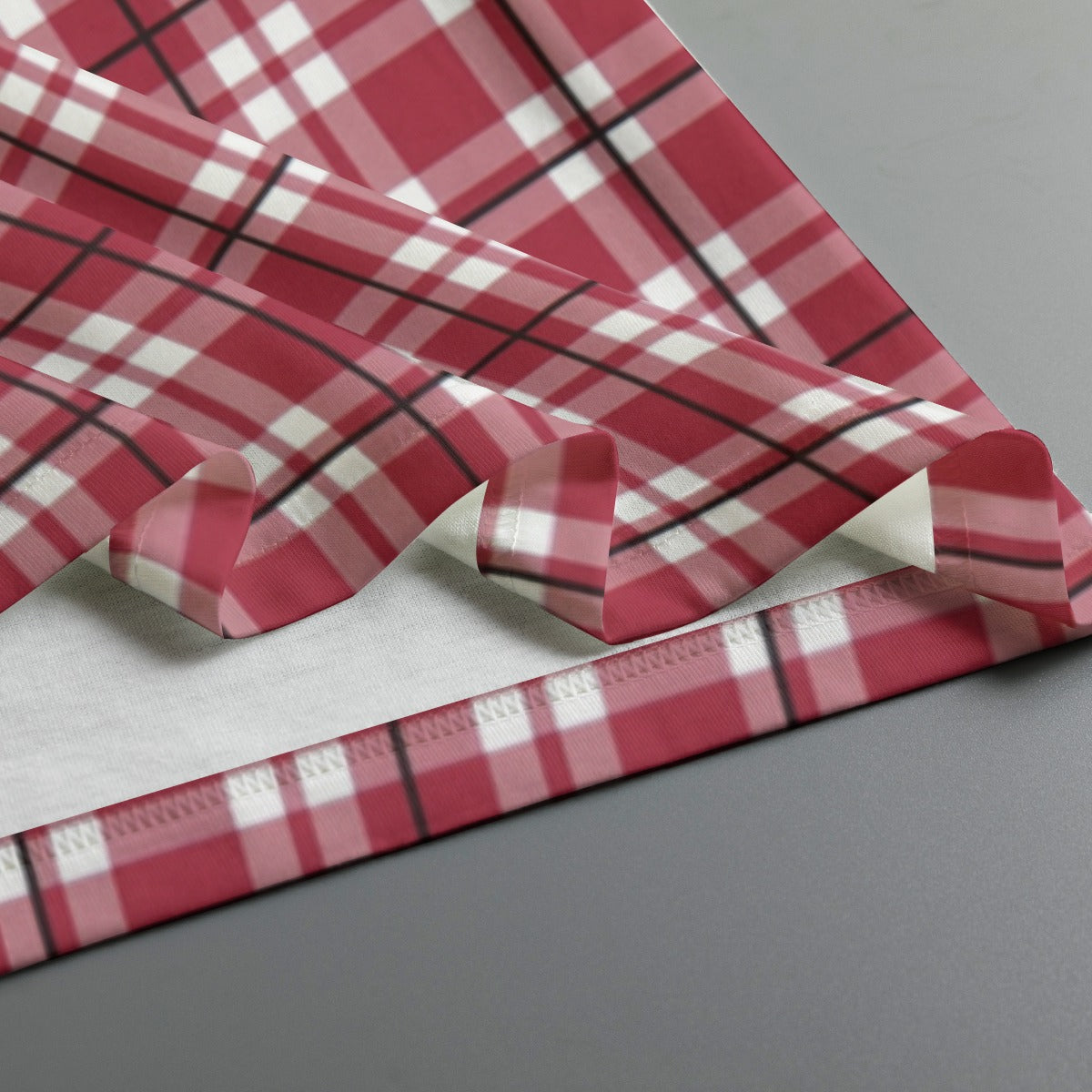 Alabama Tartan plaid Women's Round Neck T-shirt With Raglan Sleeve