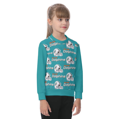 Miami Football Game Day All-Over Print Kid's Sweatshirt