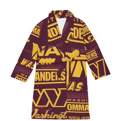 Washington Commanders Men's Borg Fleece Robe