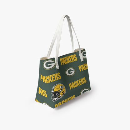 Green Bay Football Game Day Stylish PU Leather Tote Bag