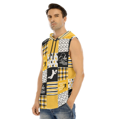 All-Over Print Men's Tank Hooded Vest
