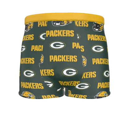 Green Bay Football Game Day All-Over Print Men's Boxer Briefs