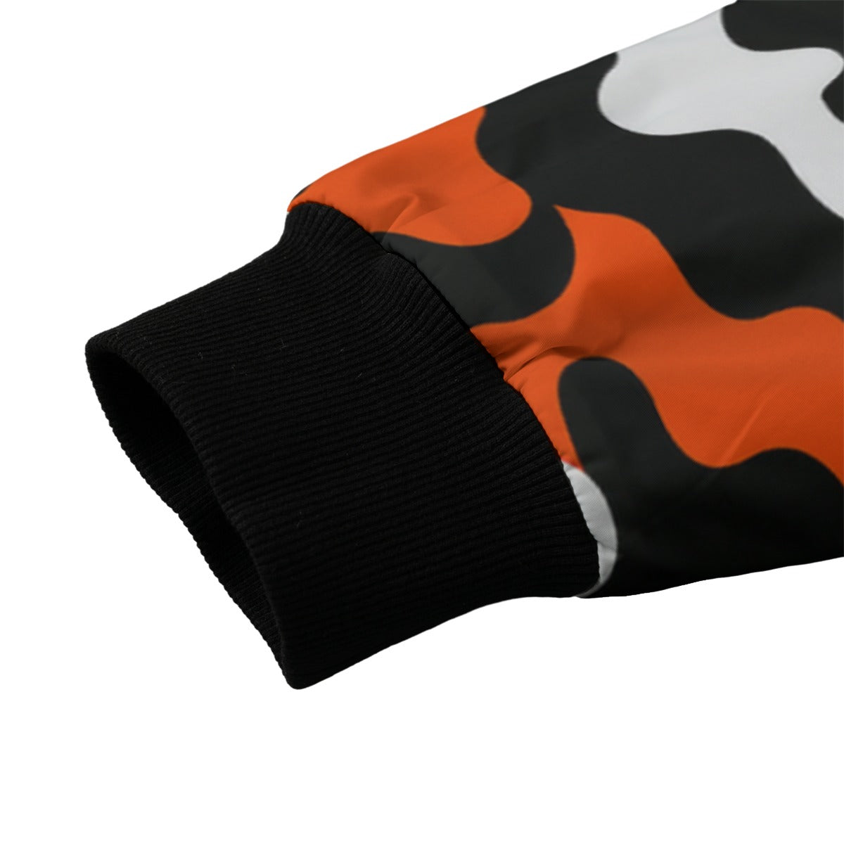 Cincinnati Bengals Camo Fleece Bomber Jacket – Orange, Black and White NFL Streetwear