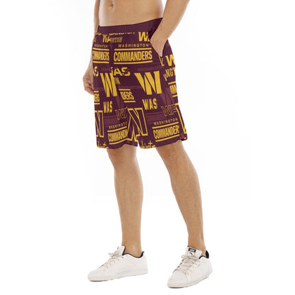 Washington Commanders Men's Flat Shorts