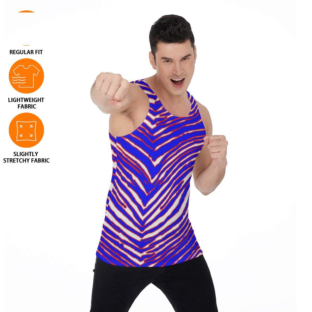 Buffalo Bills Zubaz Men's Tank Top