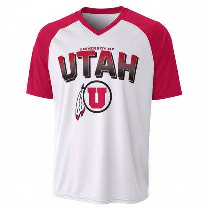 Utah - Utes V-Neck Short Sleeve T-Shirt