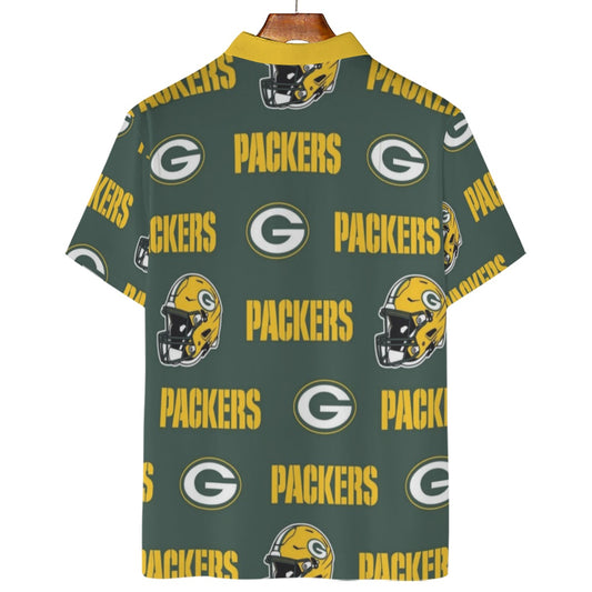Green Bay Football Game Day All-Over Print Men's Polo Shirt | 180GSM