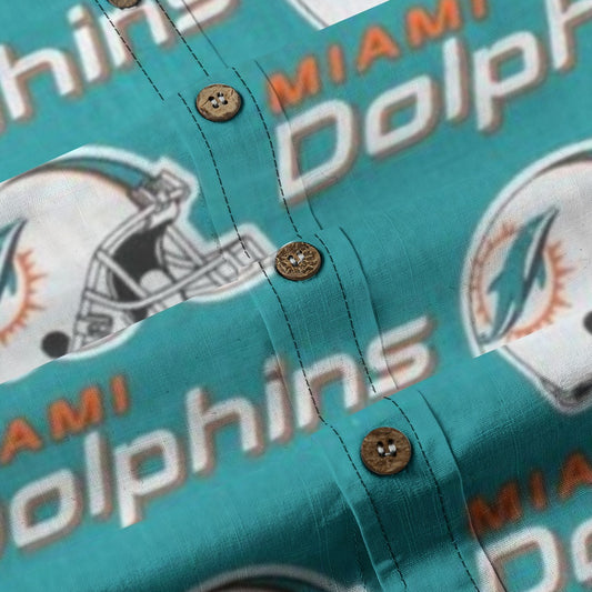 Miami Football Game Day All-Over Print Children's Shirt With Pocket | 125GSM Cotton