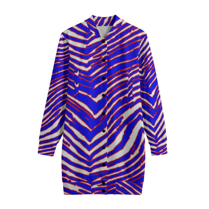 Buffalo Bills Zubaz Women's Length Baseball Jackets