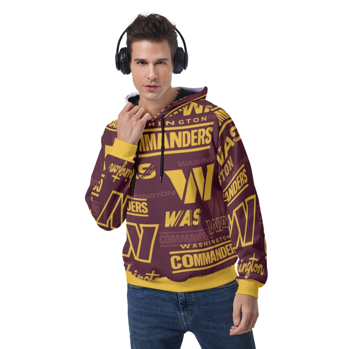 Washington Commanders Men's Raglan Pullover Hoodie