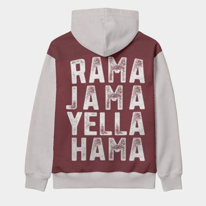 Alabama Rama Jama Yella Hama Hoodie – Crimson and Gray Game Day Sweatshirt