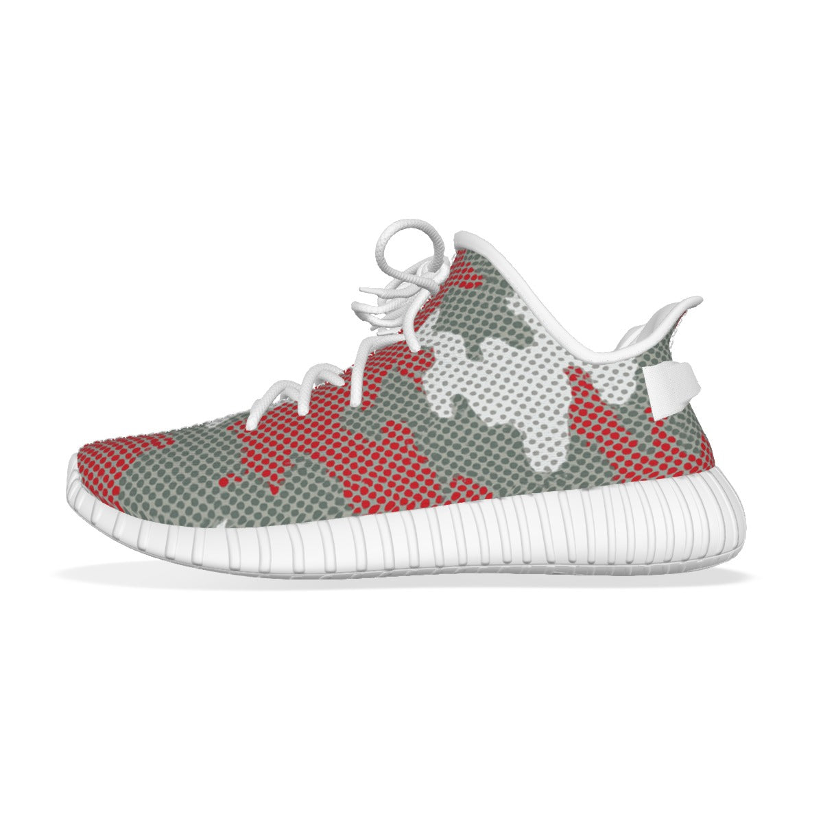 Urban Legend Ohio State Buckeyes Scarlet Gray White Camo Coconut Sneakers Shoes