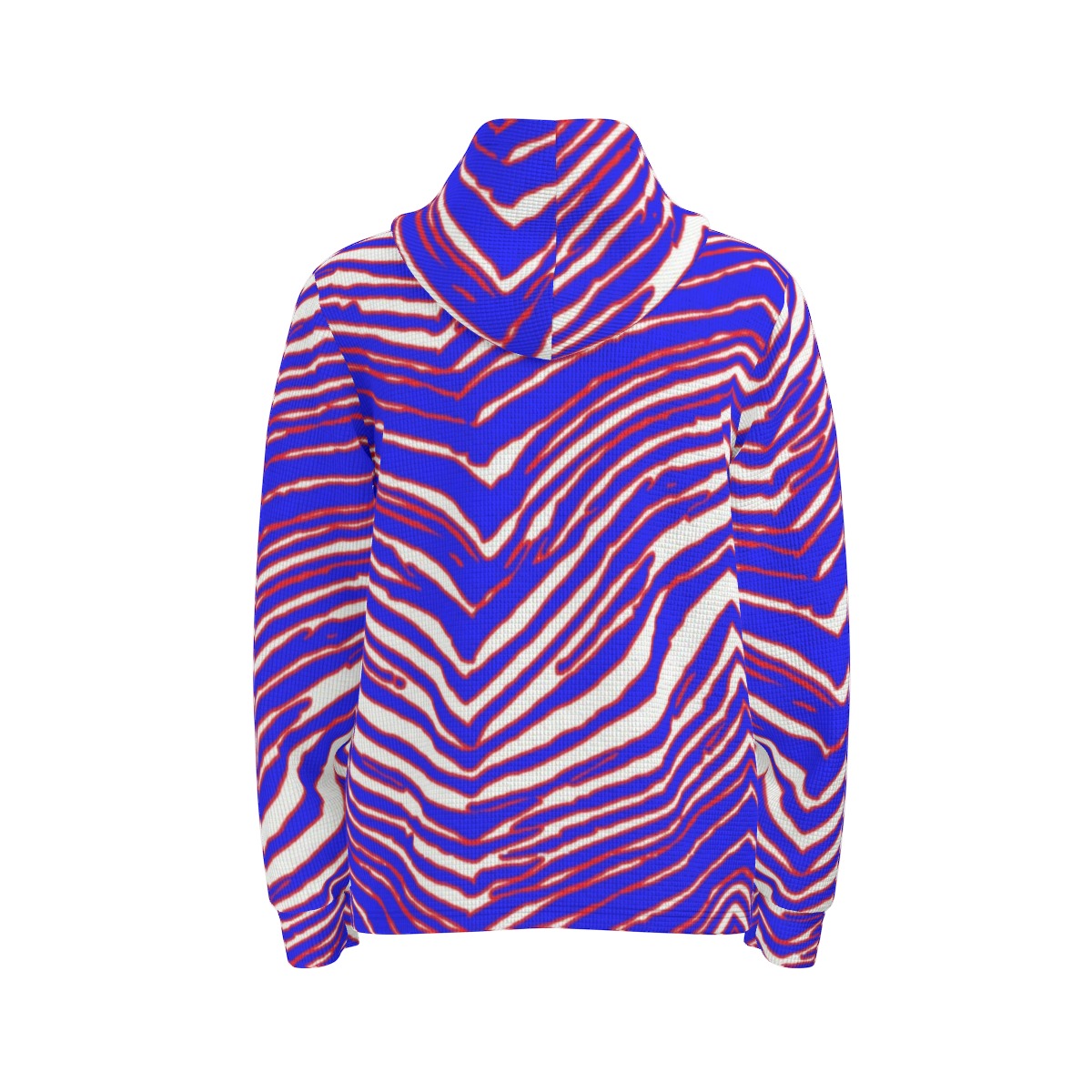 Buffalo Bills Zubaz Men's Half  Button Hoodie