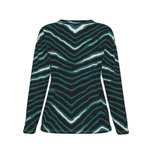 Philadelphia Football Game Day All-Over Print Women's Oversized T-shirt | 190GSM Cotton