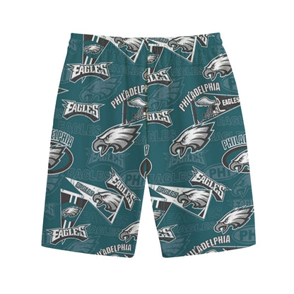 Philadelphia Football Game Day All-Over Print Unisex Short Pants | 310GSM Cotton