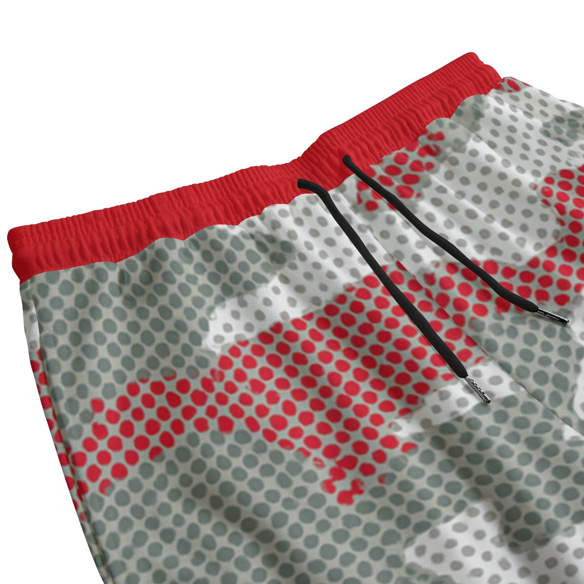 Urban Legend Ohio State Red Gray Black Camo Sweatpants With Waistband