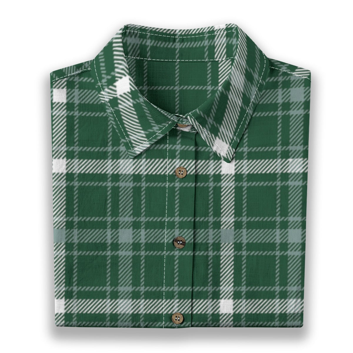 Michigan State Tartan Plaid Spartans Women's Shirt | 125GSM Cotton