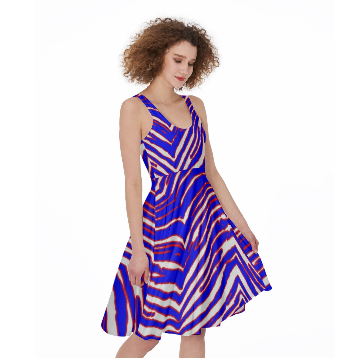Buffalo Bills Zubaz Women's Sleeveless Dress