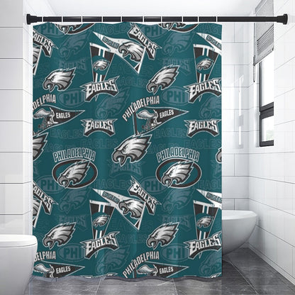 Philadelphia Football Game Day Shower Curtains 150（gsm）