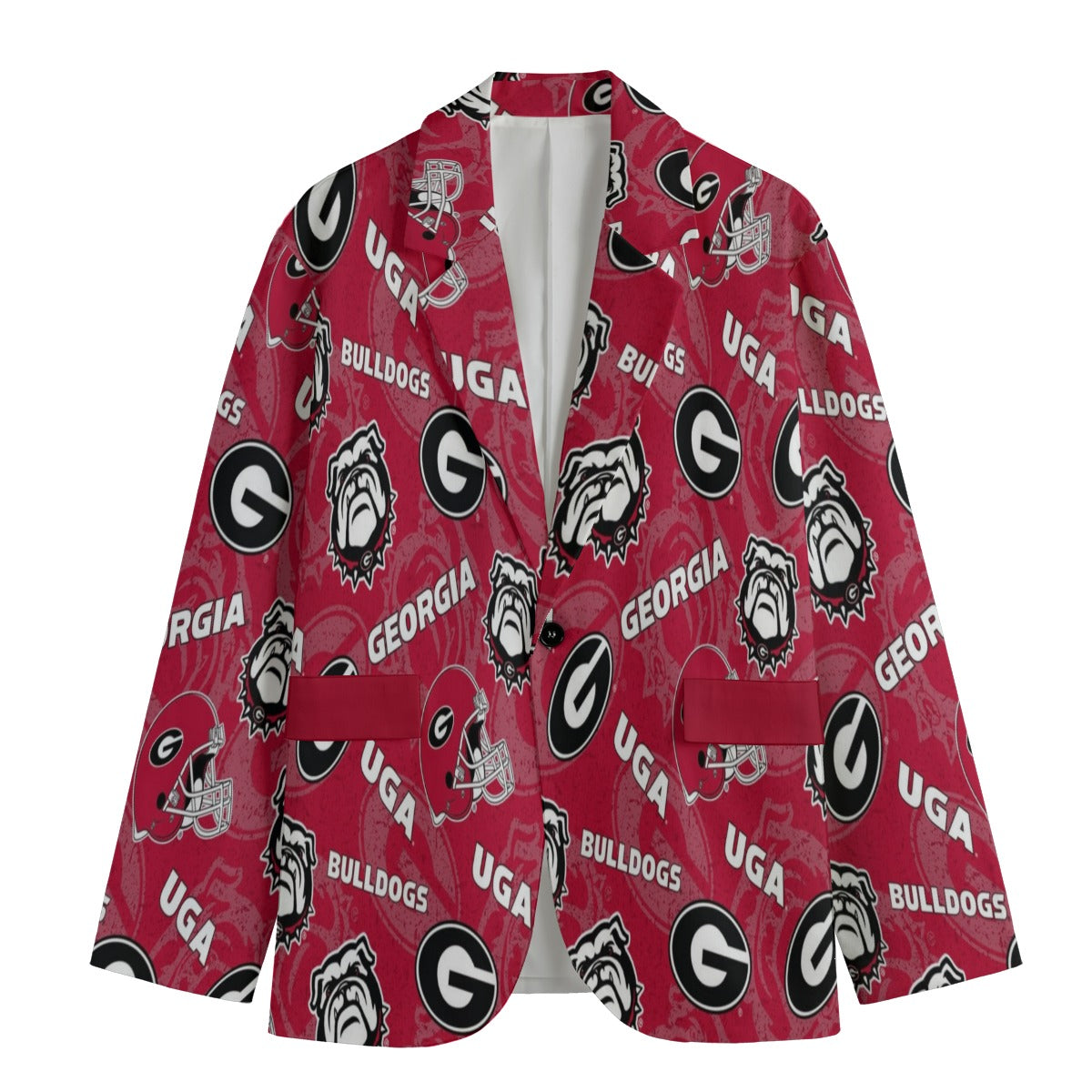 Georgia - Bulldogs Game Day Flat Lapel Collar Blazer