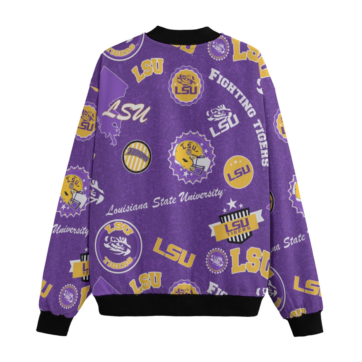 Urban Legend Louisiana State University – Tigers Fleece Bomber Jacket