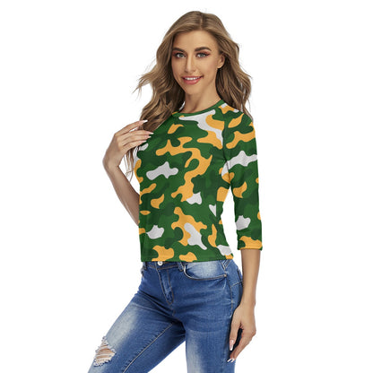 Green Bay Football Game Day All-Over Print Women's Raglan Sleeves T-shirts