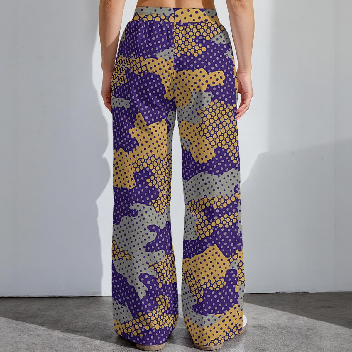Washington - Huskies Camo Women's High-Stretch Casual Pants|290GSM